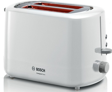 Bosch Haushalt, Bosch Haushalt TAT3A111 Toaster mit Brötchenaufsatz Weiß, Bosch Kompakt Toaster, Weiß, TAT3A111