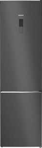 Siemens, Siemens Kühl- / Gefrierkombination KG39NEXBF, Siemens iQ500, Freistehende Kühl-Gefrier-Kombination mit Gefrierbereich unten, 203 x 60 cm, BlackSteel, KG39NEXBF