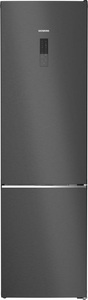 Siemens, Siemens Kühl- / Gefrierkombination KG39NAXCF, Siemens iQ500, Freistehende Kühl-Gefrier-Kombination mit Gefrierbereich unten, 203 x 60 cm, BlackSteel, KG39NAXCF