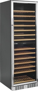 FORS, FORS Weinkühlschrank, Glastür, Edelstahlrahmen, 2 Zonen VC 176163 GES Schwarz, FORS Weinkühlschrank, Glastür, Edelstahlrahmen, 2 Zonen VC 176163 GES Schwarz