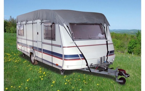 Eurotrail, Eurotrail Wohnwagen-Schutzdach Eurotrail Roof-Cover, 450-500 cm, Eurotrail Abdeckplane Dachschutzplane
