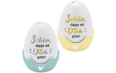sheepworld, Eierbecher-Streuer-Set "Schön"