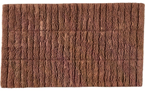 Zone Denmark Badteppich Tiles 50 x 80 cm, Terracotta