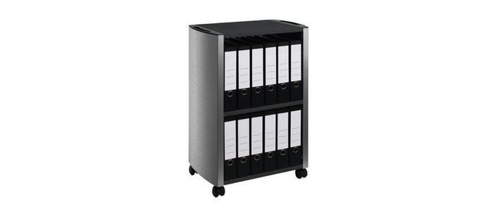 Durable, Durable Durable 3103125 DESIGN LINE MULTIFUNKTIONS-WAGEN 3103125 Metallic-Silber, Anthrazit (B x H x T) 575 x 820 x 380, 