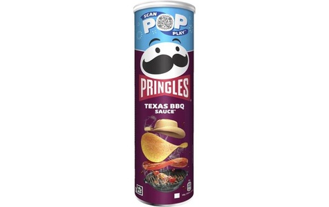 Pringels, Pringles Texas BBQ Sauce 185g, Pringles Texas BBQ Sauce 185g