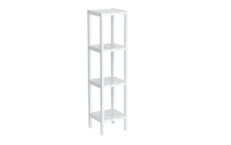 Zeller Present, Zeller Present Regal »4 Etagen 22 x 22 x 92 cm, Weiss«, Zeller Present Regal »4 Etagen 22 x 22 x 92 cm, Weiss«