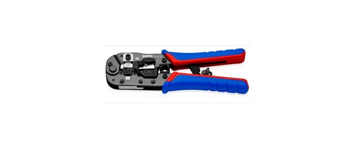 Knipex, Knipex Crimpzange für RJ45-Westernstecker 97 51 13 Crimpzange, Knipex Crimpzange für RJ45-Westernstecker 190 mm