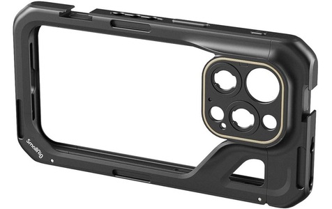 Smallrig, SMALLRIG 4396 CAGE F/IPHONE 15 PRO - Video Zubehör (Schwarz), Smallrig Cage für iPhone 15 Pro