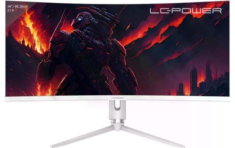 LC-Power, LC-Power Lc-M34-Q-C-Pro; 34'; 3440 x 1440 Monitor, LC-Power Monitor LC-M34-Q-C-PRO