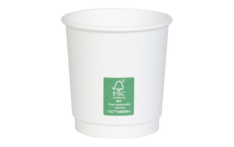 FURBER, Furber Einwegbecher 120 ml 50 Stück Einweggeschirr Weiss, FURBER Einwegbecher 120 ml, 50 Stück