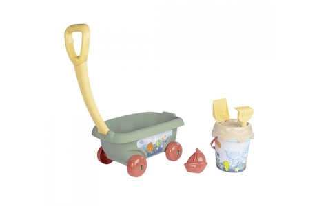 Smoby, Handwagen mit Eimergarnitur Multicolor, Smoby Life Handwagen mit Eimergarnitur 6 Teile