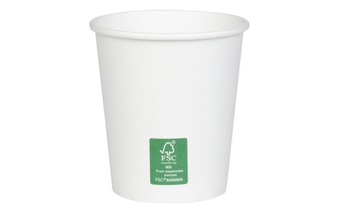 FURBER, Furber Einwegbecher 200 ml 50 Stück Einweggeschirr Weiss, FURBER Einwegbecher 200 ml, 50 Stück