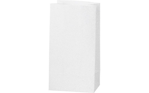 Creativ Company, Creativ Company Geschenktüte 8 Stück Weiss Geschenkverpackung, Creativ Company Geschenktüte Glitzer 10 Stück, Weiss