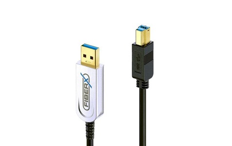 FiberX USB 3.1-Kabel FX-I645 AOC USB A - USB B 20 m