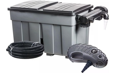 Heissner, HEISSNER Durchlauffilter-Set 24 m³ 4900 l/h - 24W UVC, HEISSNER Durchlauffilter-Set 24 m³ 4900 l/h - 24W UVC