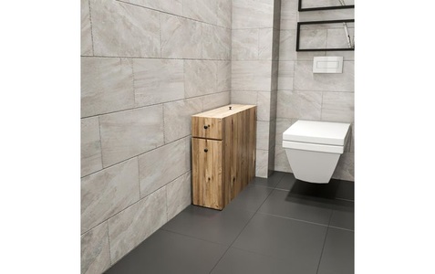 Home, Home - Aufbewahrungsschrank Calencia - Braun, WOODY FASHION Badregal »Calencia«
