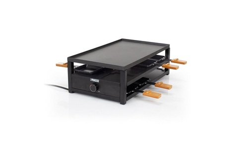 Princess, Princess Racletteofen Black Steel 8 Personen Raclette Grill, Princess Racletteofen Black Steel 8 Personen