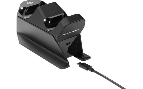 Deltaco, DELTACO Ladestation Dual Charger PS5 Schwarz