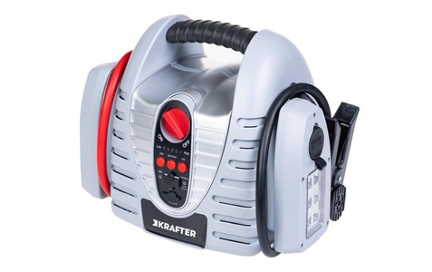 Krafter, Krafter Starterbatterie und Luftpumpe 12 V 400 A Fahrzeugausstattung, Krafter Starterbatterie und Luftpumpe 12 V, 400 A