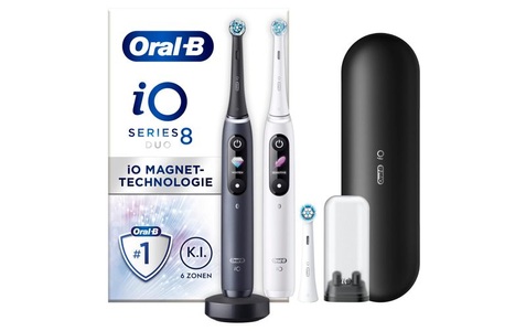 Braun, Oral-B iO Series 8 Duo, Elektrische Zahnbürste, 