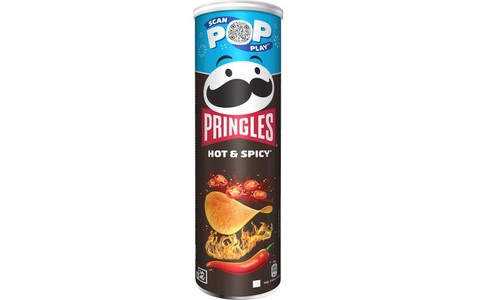 Pringels, Pringles Hot & Spicy 185g, Pringles Hot & Spicy 185g