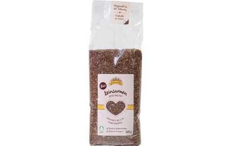 Leib und Gut, Leib und Gut Bio Leinsamen geschrotet 400 g, Leib und Gut Bio Leinsamen geschrotet 400 g