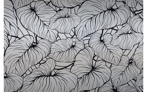 Hubatka TEXTIL, Hubatka TEXTIL Fensterfolie »India 45,5 x 150 cm«, blickdicht, statisch haftend, Hubatka TEXTIL Fensterfolie »India 45,5 x 150 cm«, blickdicht, statisch haftend