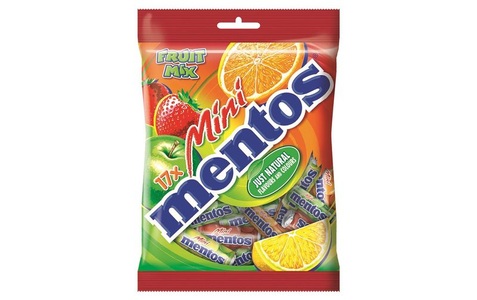 Mentos, Mentos Mini Fruit Mix 17 x 10.5 g, Mentos Fruit Mix Mini 17 x 10,5g