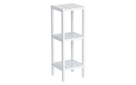 Zeller Present, Zeller Present Regal »3 Etagen 22 x 22 x 65 cm, Weiss«, Zeller Present Regal »3 Etagen 22 x 22 x 65 cm, Weiss«