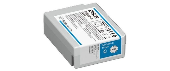 Epson, Epson SJIC42P-C - Cyan - original - Tintenpatrone, Epson Tinte SJIC42P-C Cyan