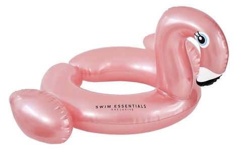 SWIM ESSENTIALS, Swim Essentials Aufblasbarer Spaltring Flamingo 55 cm, 