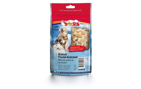 SwissDog, SwissDog Biskuit Poulet Knöcheli 80g Hunde Leckerli, SwissDog Biskuit Poulet Knöcheli 80g