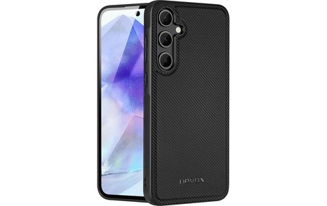 nevox, StyleShell NYLO, Handyhülle, Nevox Back Cover StyleShell Nylo Galaxy A55 5G Schwarz