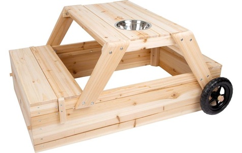 small foot®, small foot® Sandkasten mit Sitzgruppe und Matschtisch, Small Foot Sandkasten »mit Sitzgruppe und Matschtisch«