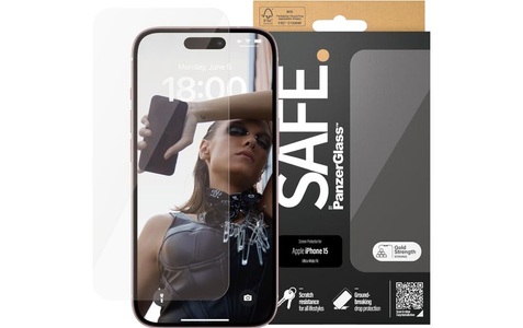 PanzerGlass, PanzerGlass Kameraschutzglas »Screen Protector Glass«, für iPhone 15, Ultra Wide Fit, 