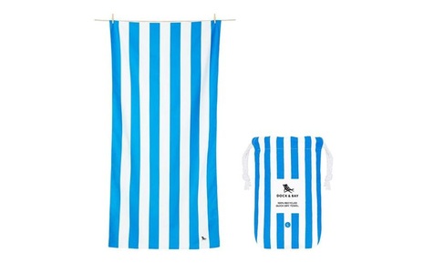 Diverse, Badetuch CABANA L blue