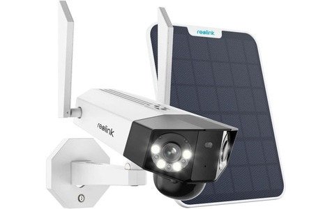 REOLINK, Reolink Duo 2 LTE Kamera Usb-C inkl. Solarpanel Überwachungskamera, 