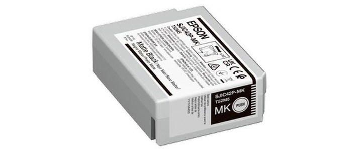 Epson, Epson SJIC42P-MK - mattschwarz - original - Tintenpatrone, Epson Tinte SJIC42P-MK