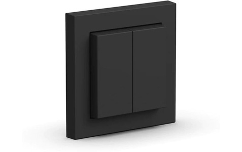 SENIC, Senic Smart Switch Philips Hue, 1-er, schwarz matt, senic Friends of Hue Schalter Mattschwarz