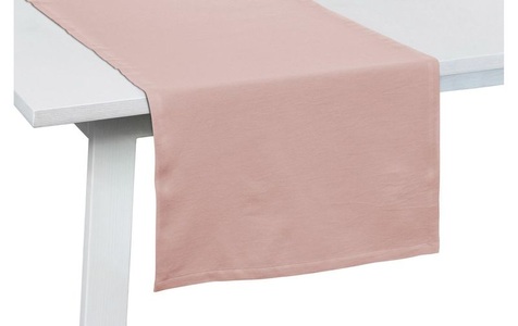 Pichler, Pichler Tischläufer One 50 cm x 1.5 m, Rosa, PICHLER Tischläufer »One«