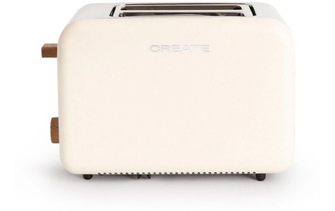 Create, TOAST RETRO - Toaster cremweiss, CREATE TOAST RETRO Toaster cremweiss