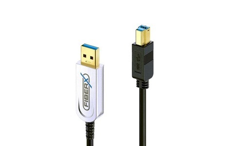 FiberX, FiberX USB 3.1-Kabel FX-I645 AOC USB A - USB B 30 m