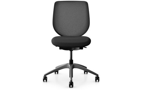 Giroflex, Giroflex Schreibtischstuhl »313 mit Netzrücken, ohne Armlehnen, Schwarz«, Giroflex Bürostuhl 313 mit Netzrücken, ohne Armlehnen, Schwarz