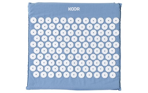 Koor, KOOR Akupressur-Fussmatte Blau/Weiss (1 Stk), KOOR Akupressur-Fussmatte Blau/Weiss