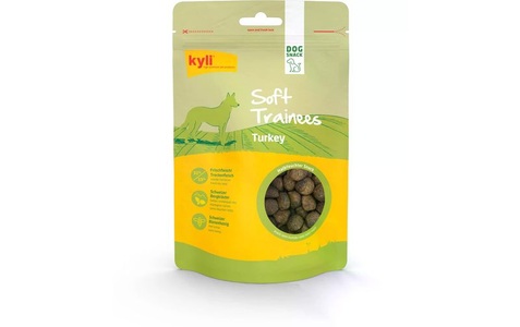 kyli, kyli Leckerli SoftTrainees Turkey, 180 g, Kyli Soft Trainees - Getreidefreie Belohnung - Gelb -