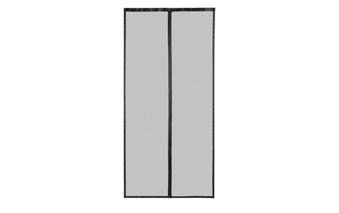 EASYmaxx Tür-Moskitonetz Strong Click, 100 x 210 cm, schwarz