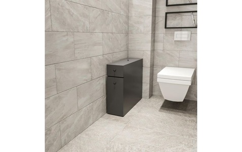 Home, Home - Aufbewahrungsschrank Calencia - Anthracite, Badregal »Woody Fashion Calencia«
