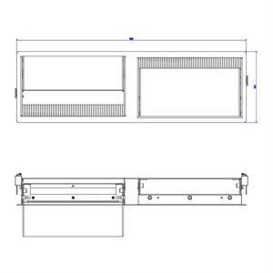 BACHMANN, BACHMANN CONI DUO Einbaurahmen 6-fach, 2x 3-fach Rahmen weiss, BACHMANN CONI DUO Einbaurahmen 6-fach, 2x 3-fach Rahmen weiss