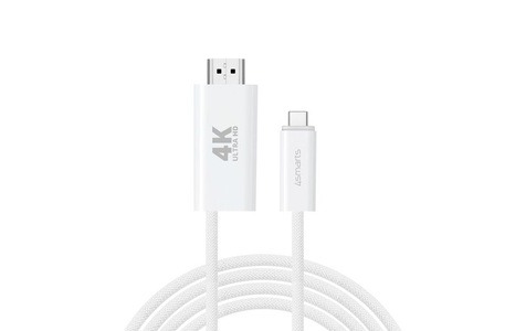 4smarts Kabel 4K 60Hz, PD 100W USB Type-C - HDMI, 2 m