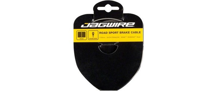 Jagwire, Jagwire Road Sport Bremszug für Campagnolo, geschliffen silber 2000mm 2019 Bremszüge & -hüllen, JAGWIRE Bremskabel Road Slick Stainless Sport Campagnolo